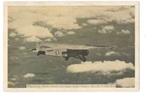 AMERICAN AIRWAYS Ford Tri-motor - RARO ca1931 Lumitone Anuncio Postal - Imagen 1 de 2