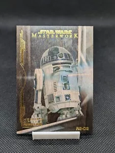 STAR WARS 2019 TOPPS MASTERWORK HR-5 HEROES OF THE REBELLION R2-D2 WOOD /10 - Picture 1 of 3