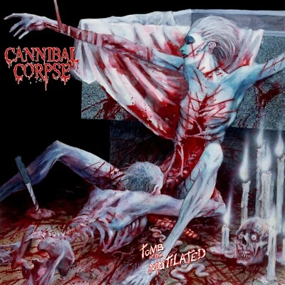 CANNIBAL CORPSE Tomb of the Mutilated BANNER HUGE 4X4 Ft Fabric Poster Flag art - Image 1 of 3