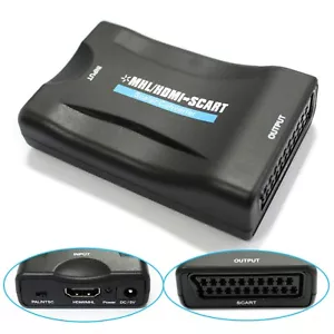 A02C HDMI zu SCART Konverter HDMI Eingang zu Scart Ausgang Unterstützt PAL/NTSC - Bild 1 von 16