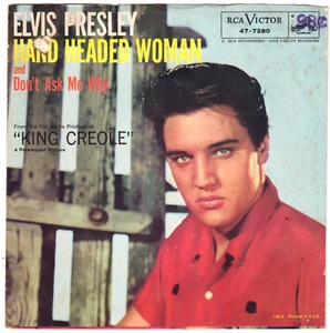 Elvis Presley 7" + Pic "Hard Headed Woman" RCA (47-7280) Vinyl Excellent - Imagen 1 de 4