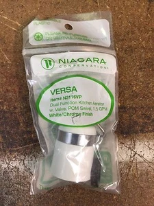 Pulverizador fregadero cocina Niagara Versa N3116 N3116VP doble función aireador blanco - Imagen 1 de 5