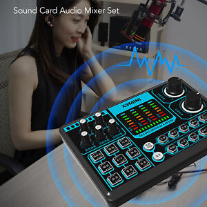 Sound Card Audio Mixer Set Lossless Sound Quality Smart Noise Reduction Soun 2BB