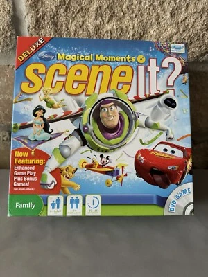 Disney Scene It Magical Moments Deluxe Edition DVD Trivia Board Game Complete - Image 1 of 3