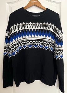Ralph Lauren Size 2X Women’s Ski Motif Pullover Knit Sweater NWT! MSRP $225 - Picture 1 of 5