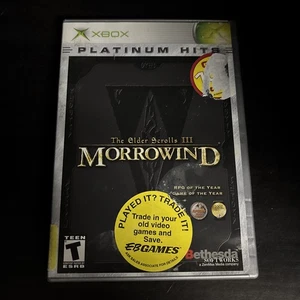 Elder Scrolls III: Morrowind Falta Manual Microsoft Xbox Platinum Hits - Imagen 1 de 4