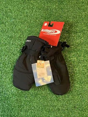 Hotfingers Alpine Dry II варежки молодежи средний 7-8 черный водонепроницаемый ветрозащитный новый - Изображение 1 из 4