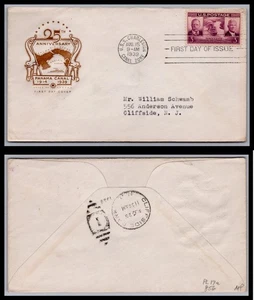 US FDC # 856 3c Panama Canal HF Canal Zone 1939, 0a1529 - Picture 1 of 1