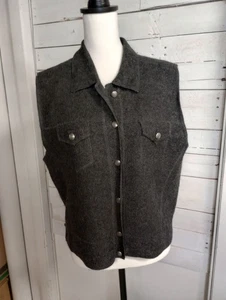 Tolle Northwest Clothing Co 100% Wolle Weste große Vintage Knopfleiste Lagenlook  - Bild 1 von 8