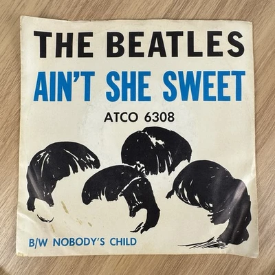 The Beatles - Ain't She Sweet / Nobody's Child Vinyl 45 w/ Picture Sleeve - Image 1 of 4