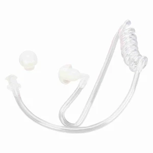 Acoustic Tube Earpiece Coil Tube Ergonomic Replacement Clear Acoustic Tube Wi FY - Zdjęcie 1 z 31