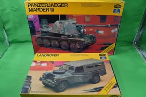 2 TESTORS ITALERI Militärmodelle, Landrover & Panzerfaeger Marder III, 1:35, Neu - Bild 1 von 7