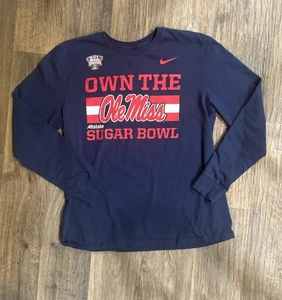 Nike Ole Miss Sugar Bowl - Long Sleeve T Shirt  - Women's XL - Picture 1 of 4