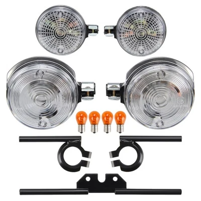 Blinker Blinkleuchte 12V + Halter Set schwarz für Simson S51 S50 S70 SR50 SR80 - Bild 1 von 4