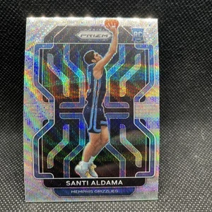 2021-22 Panini Prizm #276 Santi Aldama Silver Wave Prizm RC Memphis Grizzlies - Picture 1 of 2