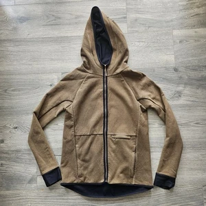 Sudadera con Capucha Deportiva Jigsaw Para Mujer Talla XS Caqui Cremallera Completa Excelente Estado - Imagen 1 de 10