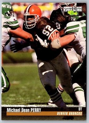 1995 Pro Line Michael Dean Perry #367 Denver Broncos Football Card - Image 1 of 2