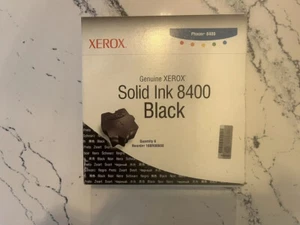 Phaser 8400 Genuine Xerox Solid INK Black Quantity 6 Sealed Box - Picture 1 of 4