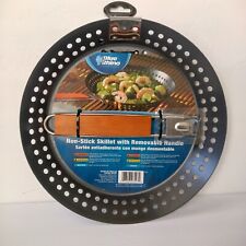 NEW in Package Blue Rhino Non-Stick Skillet Basket with Removable Handle Camping