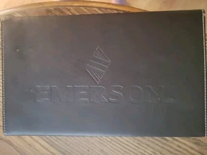 Leather Emerson Fireside games chess/checkers/backgammon Set - Picture 1 of 3