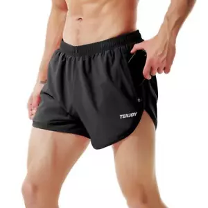 Men's Running Shorts Gym Athletic Workout Shorts for Men 3 inch Sports Shorts... - Picture 1 of 6