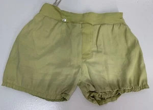 Vtg 60s Jantzen Swim Trunk Shorts Light Green Teen Boys Sz 18 Men’s XS - Picture 1 of 10