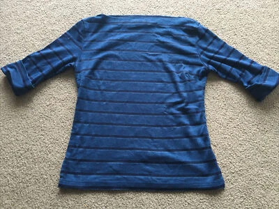 Top ajustado azul asfalto para mujer mediano M negro brillante elástico años 2000 Foto 1 de 4