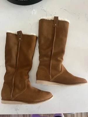 Botas para mujer REEF marrón tostado gamuza hasta la rodilla talla 8 ¡NUEVAS! $150 Foto 1 de 4