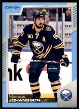 2020-21 UD O-Pee-Chee Blue Border #132 Marcus Johansson - Buffalo Sabres