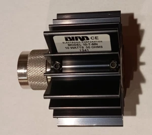 BIRD ELECTRONIC CORPORATION MODEL 10-T-MN LOAD RESISTOR 10 WATT 50 OHMS - NOB - Picture 1 of 4