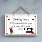 Sewing Room Plaque Humour Craft Needlepoint Hobby Sewing Machine Sign Mum Nan's 