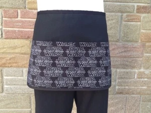 Star Wars Waitress Apron Black 3 Pockets Half Server Restaurant Janet’s - Picture 1 of 3