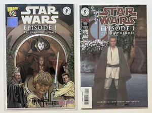 STAR WARS EPISODIO 1 MAGO 1/2 TIM BRADSTREET FIRMADO OBI-WAN DF CON CERTIFICADOS - Imagen 1 de 3