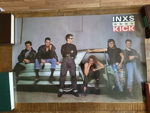 Póster Laminado Vintage INXS KICK Banda de Rock Australiana 1987 #3146 Funky - Imagen 1 de 4