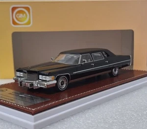 Cadillac Seventy-Five 75 Fleetwood Brougham Limousine 1976 Black 1:43 GLM 018b - Picture 1 of 19