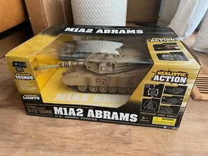 NEW - M1A2 Abrams 27Mhz 1:24 scale R/C Tank by XQ toys (2010) RC - Picture 1 of 8