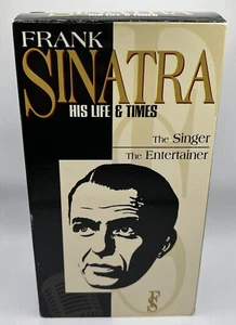 2 VHS Frank Sinatra His Life & Times, The Singer/The Entertainer 1997 - Picture 1 of 2