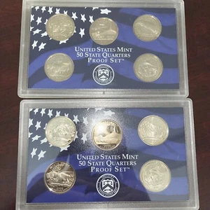 2006 Clad State Deep Cameo Gem Proof Quarter Set No Box/COA - Picture 1 of 6