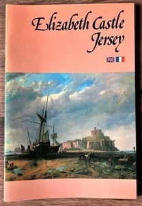 Jersey Elizabeth Castle recuerdo guía turística 1977 francés idioma inglés - Imagen 1 de 5