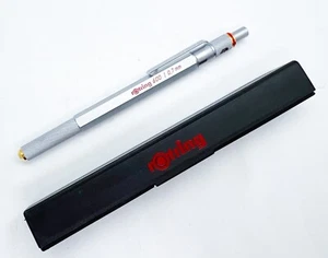 NOS Rotring 600 Gold Twist Retract Tip Druckbleistift 0,7 mm Silber Farbe - Bild 1 von 6