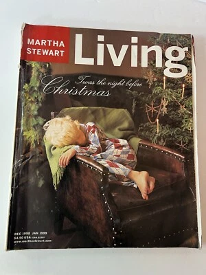 Martha Stewart Magazine December 1998 Jan 1999-Vintage Pre-owned Foto 1 de 3