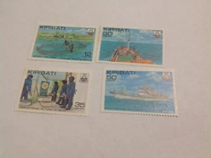 Kiribati Fishing stamps  mint 12c,30c,35,35c - Picture 1 of 2