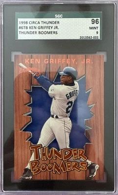 1998 CIRCA THUNDER KEN GRIFFEY JR THUNDER BOOMERS #6TB SGC 9 MINT MARINERS - Image 1 of 3