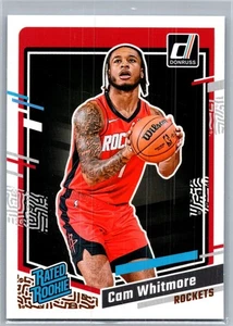 Cam Whitmore 2023-24 Panini Donruss Rated Rookie #211 Houston Rockets RC - Picture 1 of 2