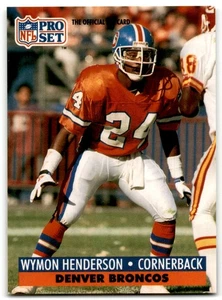 Juego profesional 1991 Wymon Henderson Denver Broncos #139 - Imagen 1 de 2