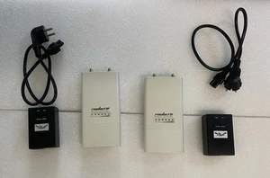 2x UBIQUITI ROCKET M5 ACCESS POINT 5 Ghz LINK RADIO 100 Mbps FULL TESTED - Photo 1/5