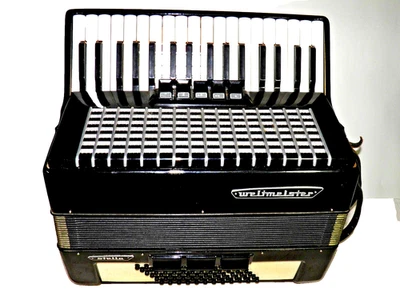 AKKORDEON ACCORDION WELTMEISTER STELLA 72 BASS OPTISCH TOP ZUSTAND BITTE LESEN! - Image 1 of 4