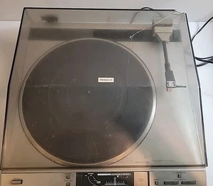 Pioneer PL-L800S Turntable Linear Turns On & Spins Sold AS IS Cover Latch Missin - Picture 1 of 9
