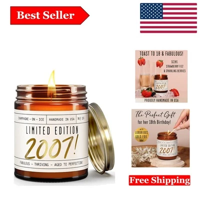 Limited Edition 2007: Eco-Friendly 18th Birthday Candle - Image 1 of 4