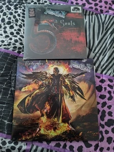 JUDAS PRIEST redeemer of souls DOUBLE LP And JUDAS PRIEST 5 Souls Never Played - Picture 1 of 7